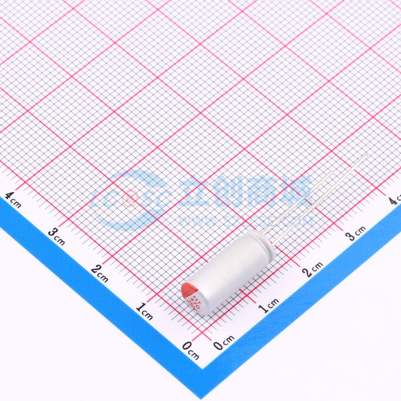 点击查看大图 RYHT25V470UF6*15实物图