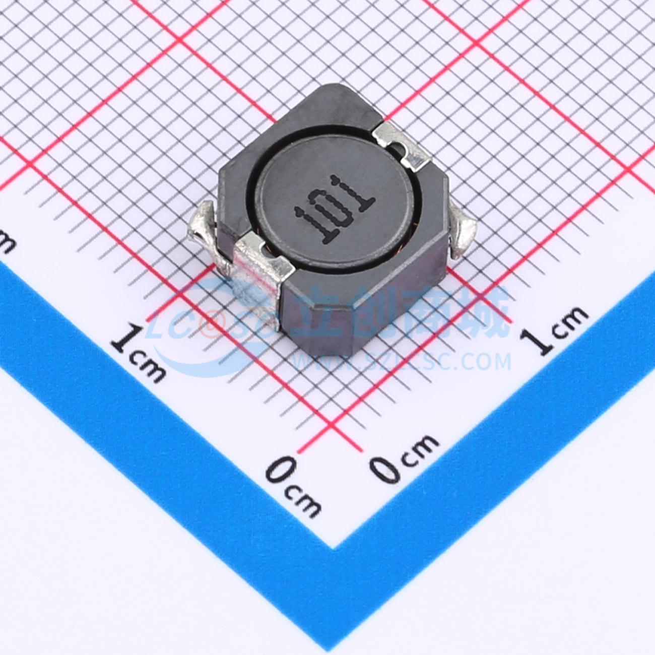 SMDRH105R-101MT实物图