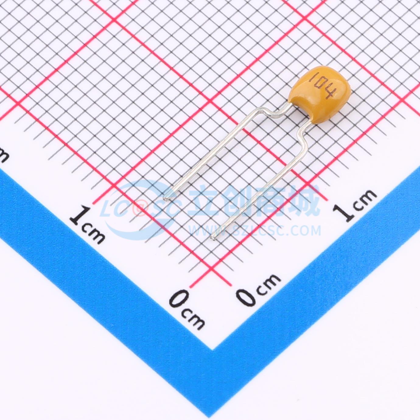 CT4-0805B104K500F3-Y实物图