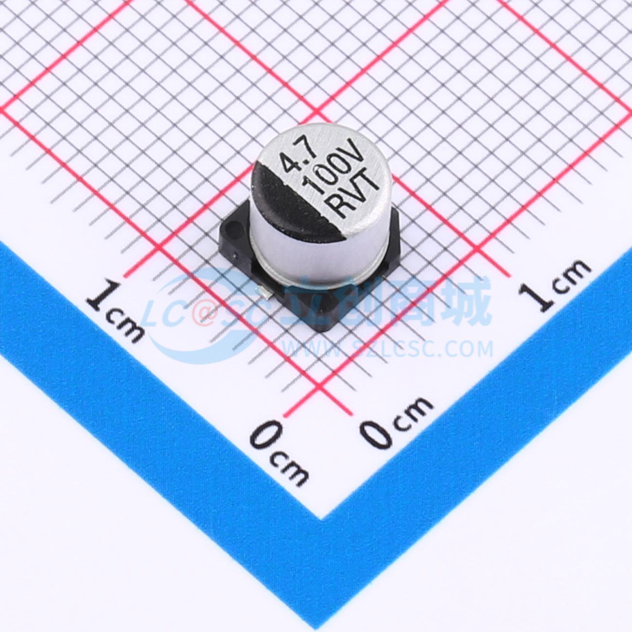点击查看大图 RYRVT100V4.7UF6*5实物图