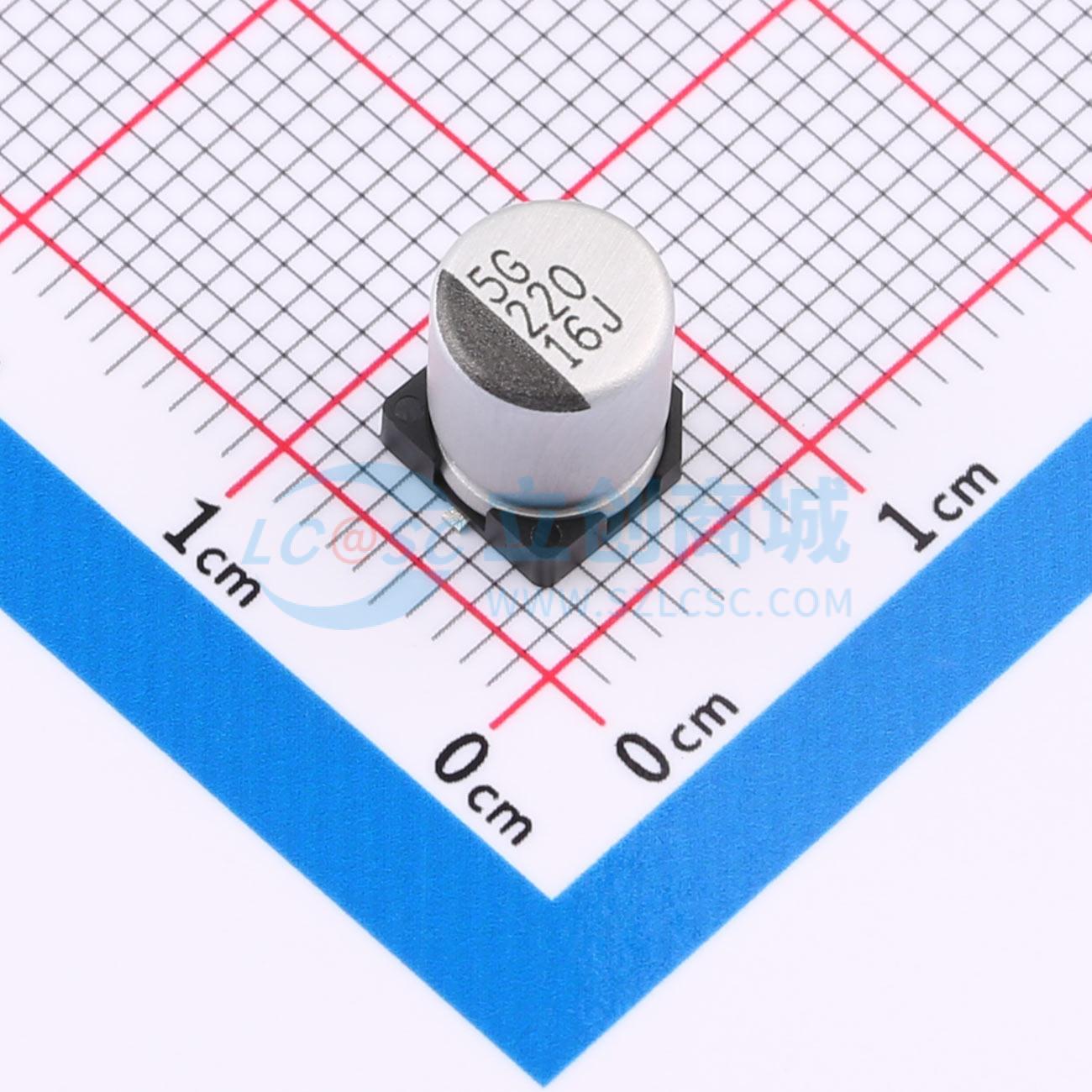 点击查看大图 VEJ221M1CTR-0607实物图