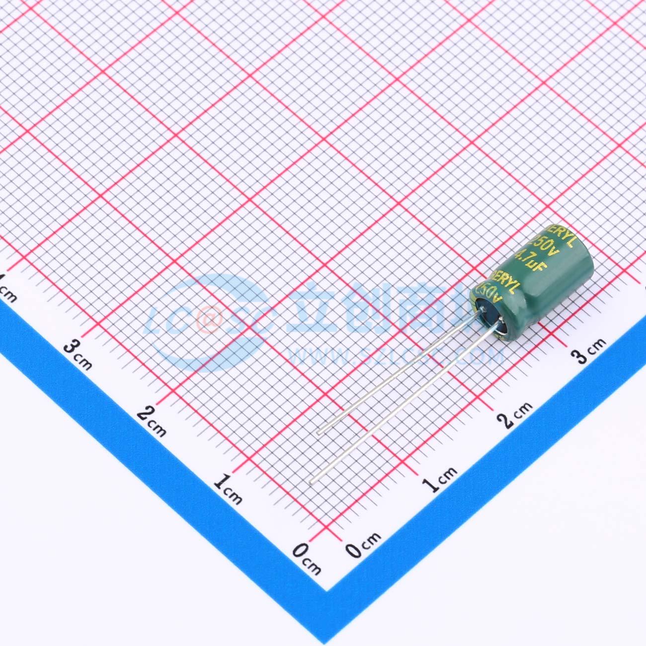 点击查看大图 RC250M4R7LO6.3*11TH-2A1E实物图