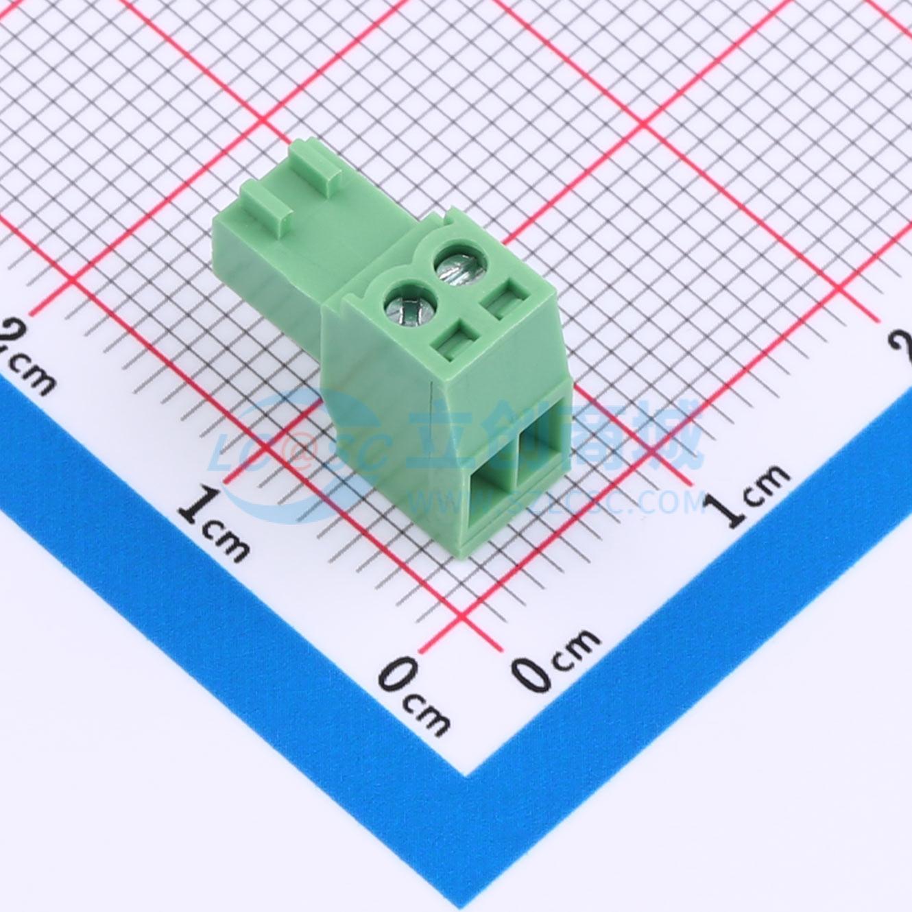 点击查看大图 DB2EK-2.54-2P-GN-S实物图