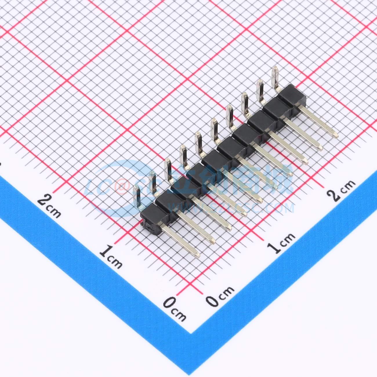 点击查看大图 2.54-1*10P反弯针实物图