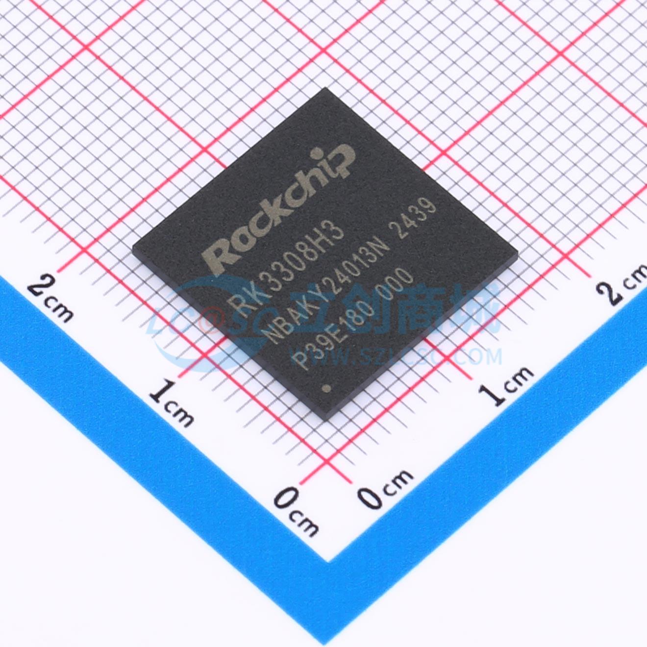 点击查看大图 RK3308H3实物图