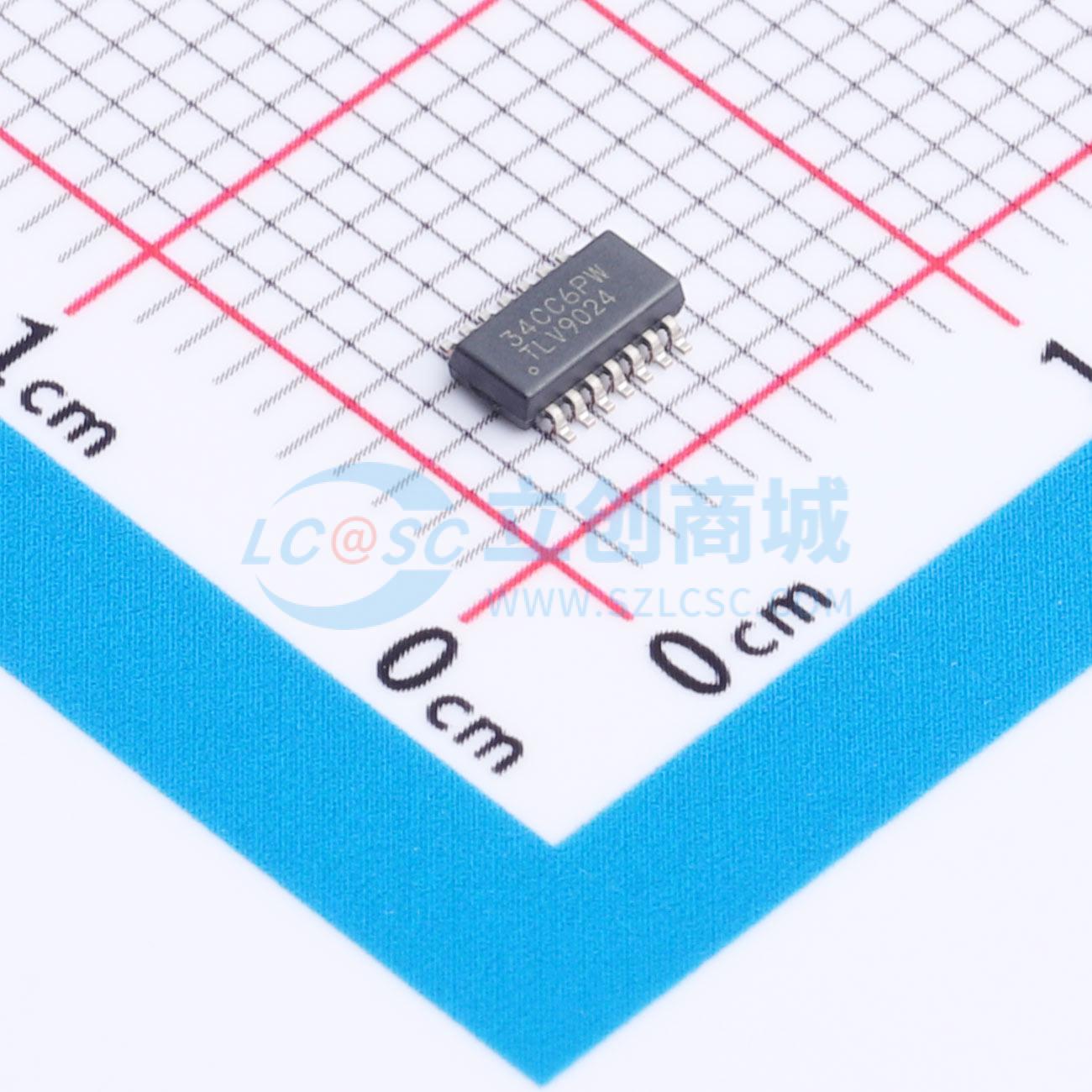 点击查看大图 TLV9024DYYR实物图