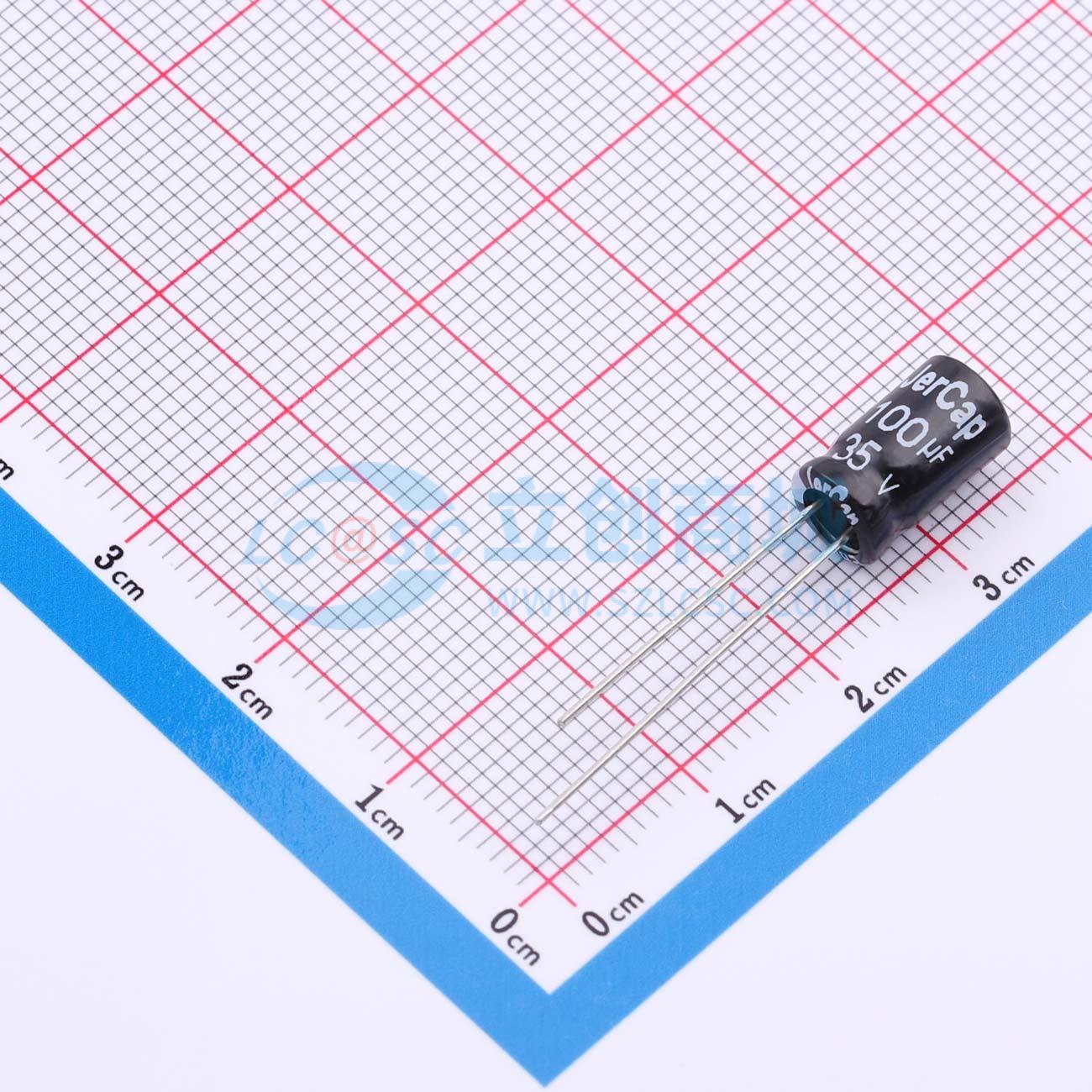 点击查看大图 ERG35V100M6X11实物图