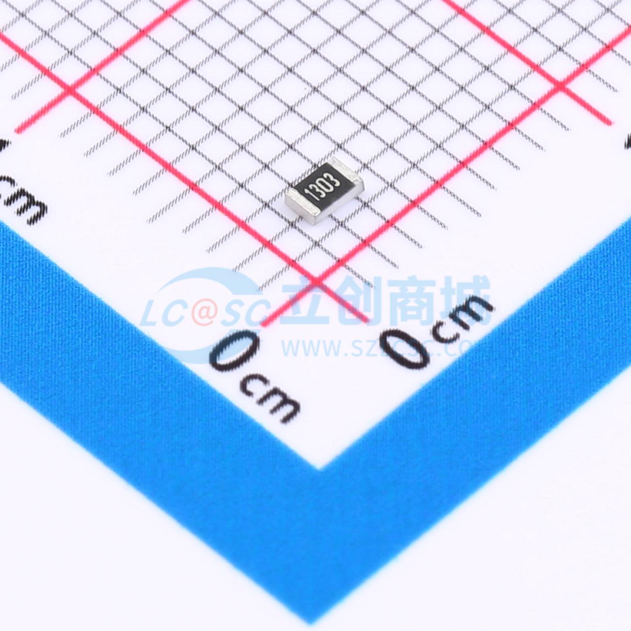 0805W8F1303T5E实物图