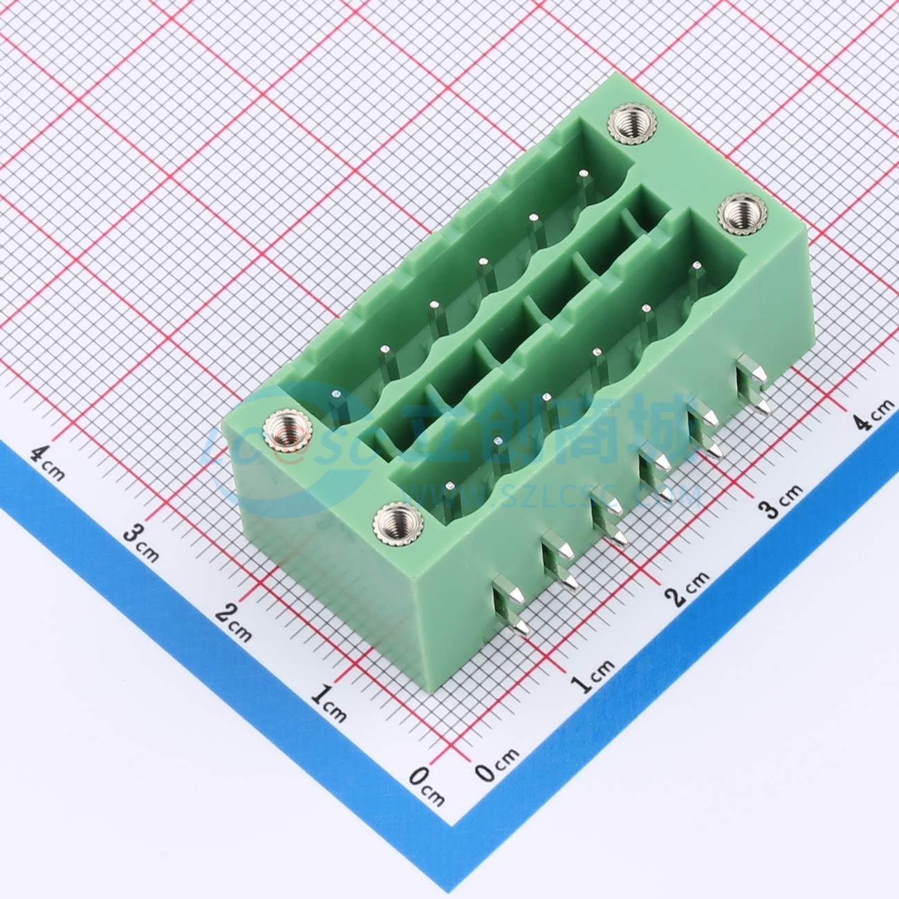 点击查看大图 KF2EDGKRHM-5.08-2*6P实物图