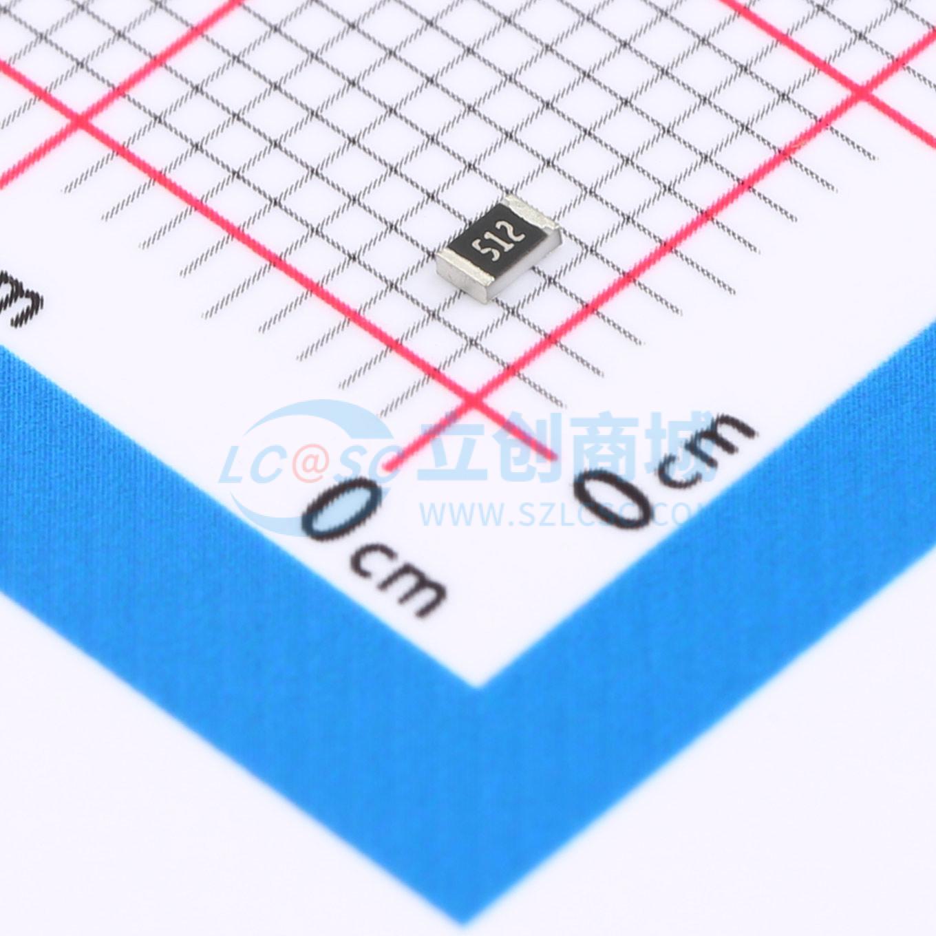 点击查看大图 0805 ±5% 5K1实物图