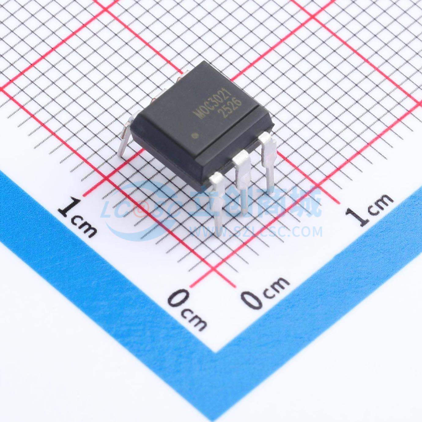 点击查看大图 MOC3021-AW(KTP)实物图