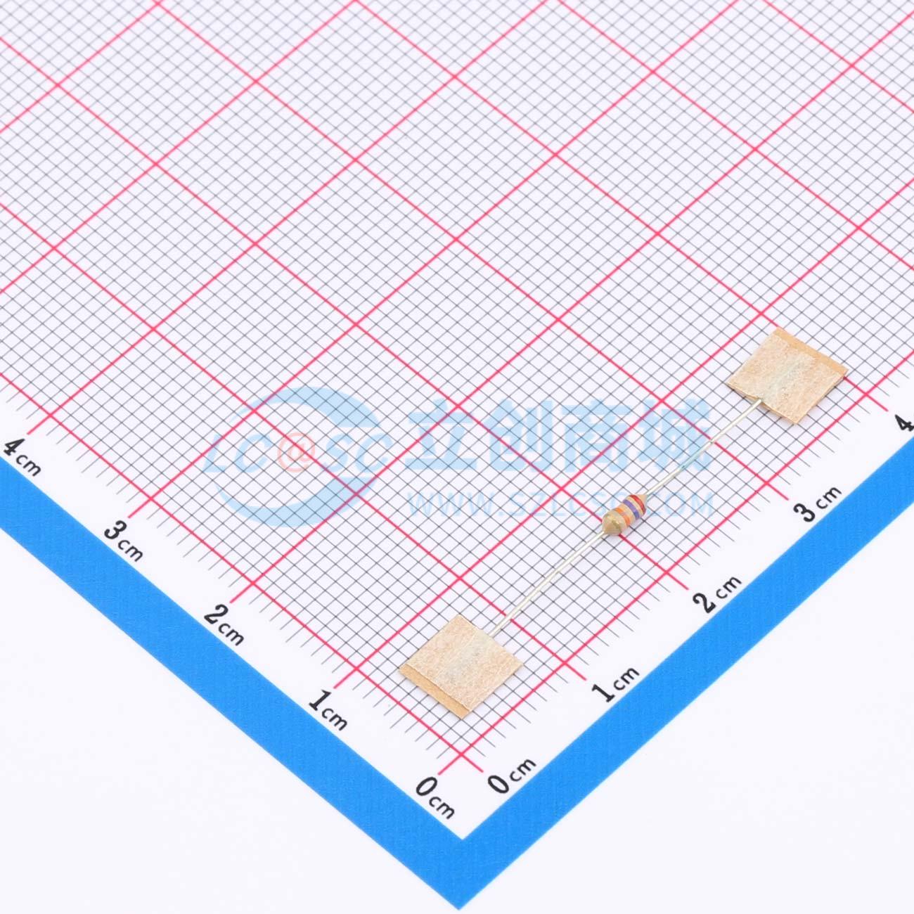 点击查看大图 CR1/8W-27K±5%-OT26实物图