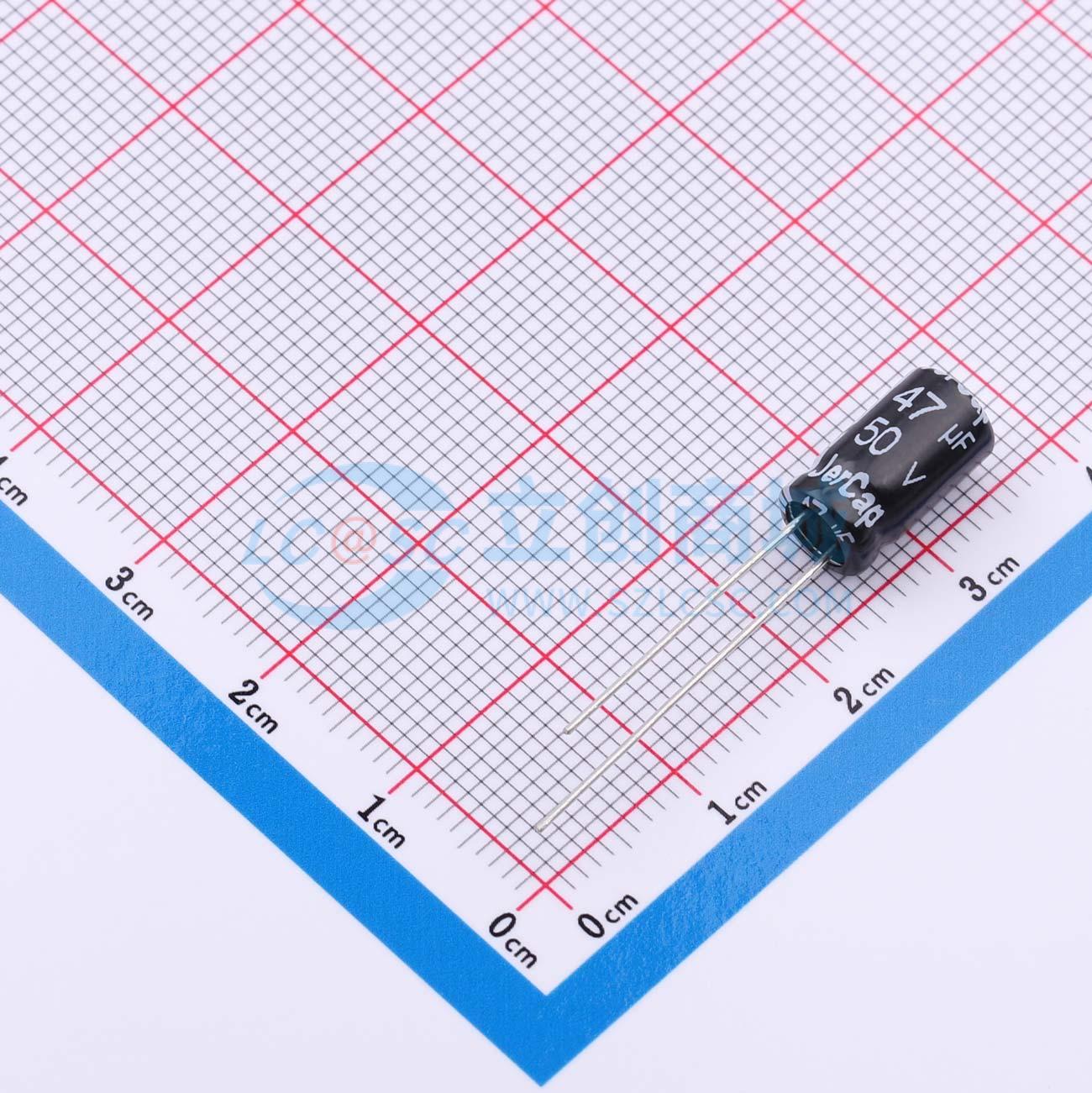 点击查看大图 ERG50V47M6X12实物图