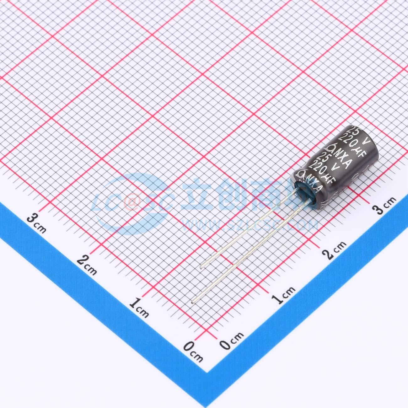 NXA25V220M6.3*11 LO实物图