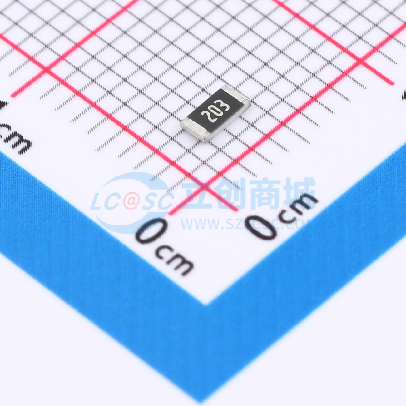 点击查看大图 SCR1206J20K实物图