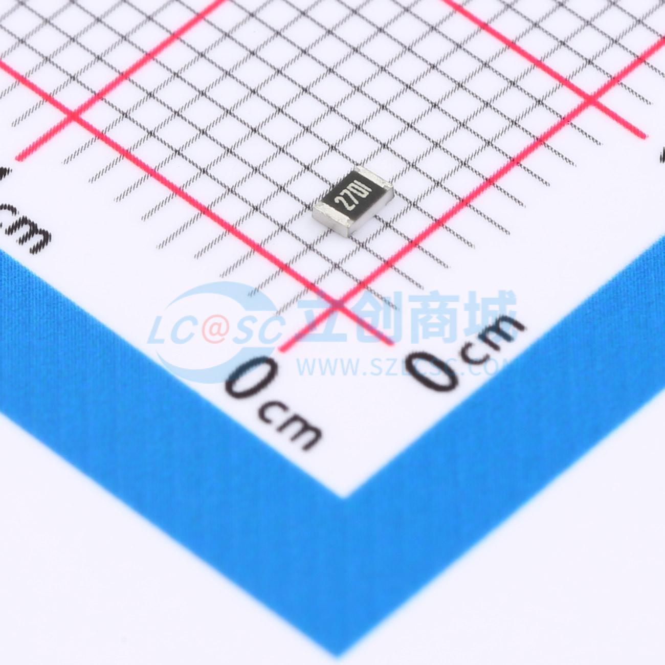 0805W8F2701T5E实物图