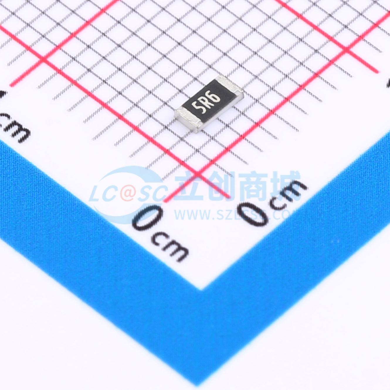 点击查看大图 1206 ±5% 5Ω6实物图
