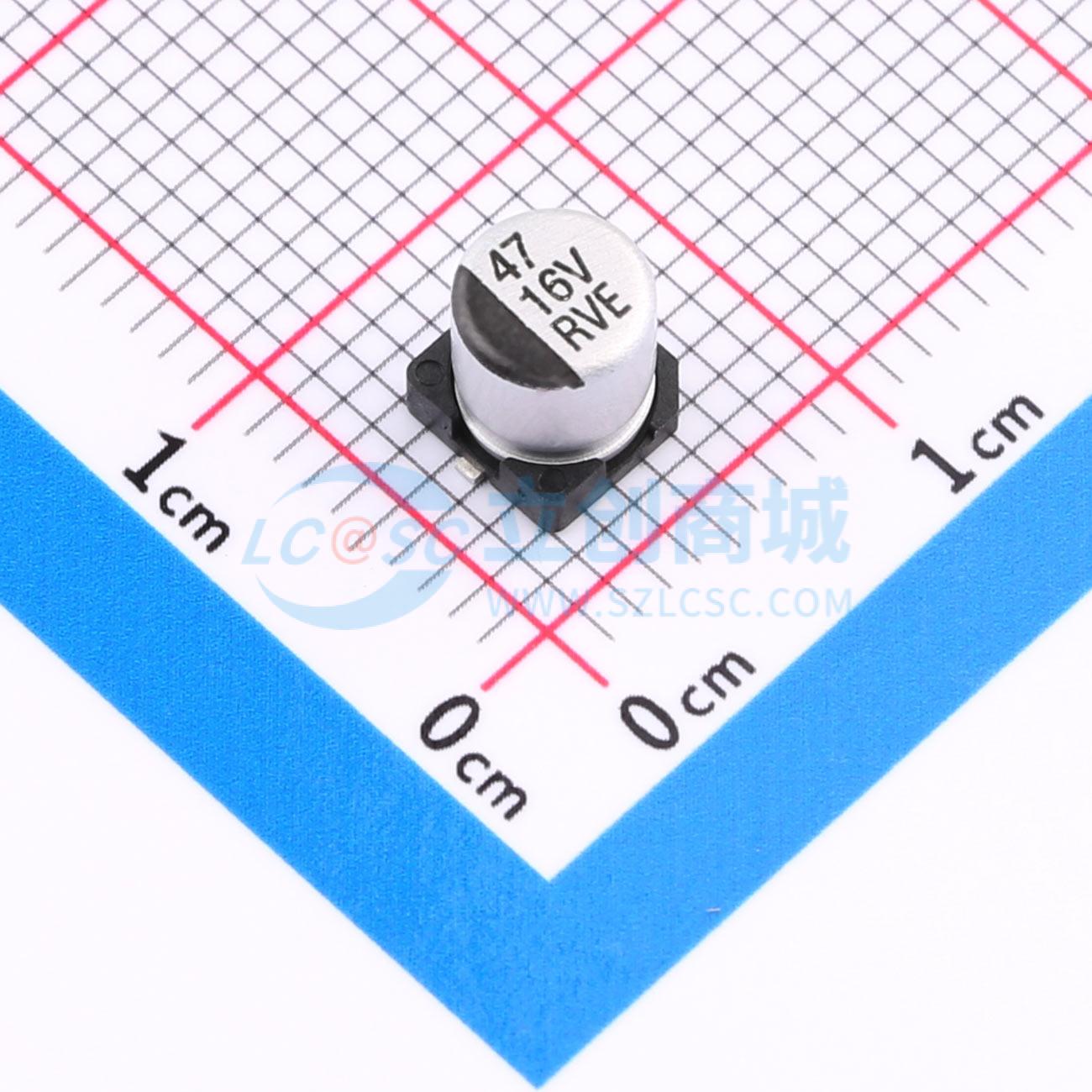 RYRVE16V47UF5*5实物图