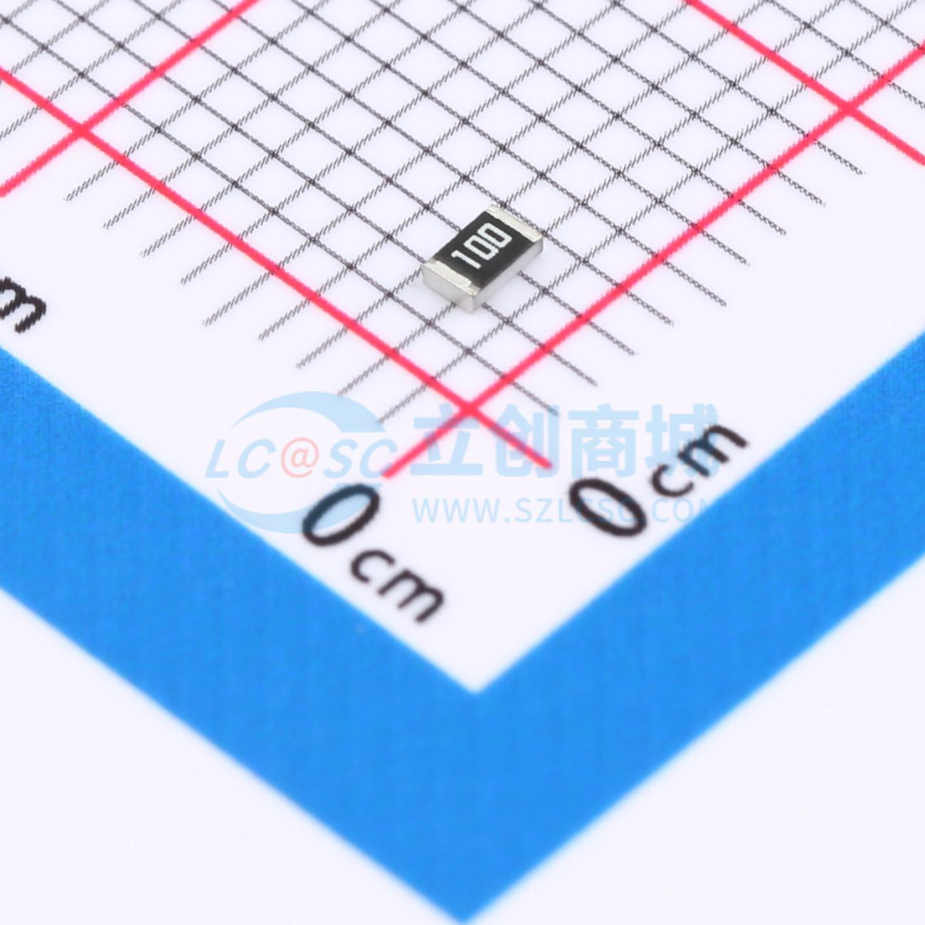 点击查看大图 RC0805JR-0710RL实物图
