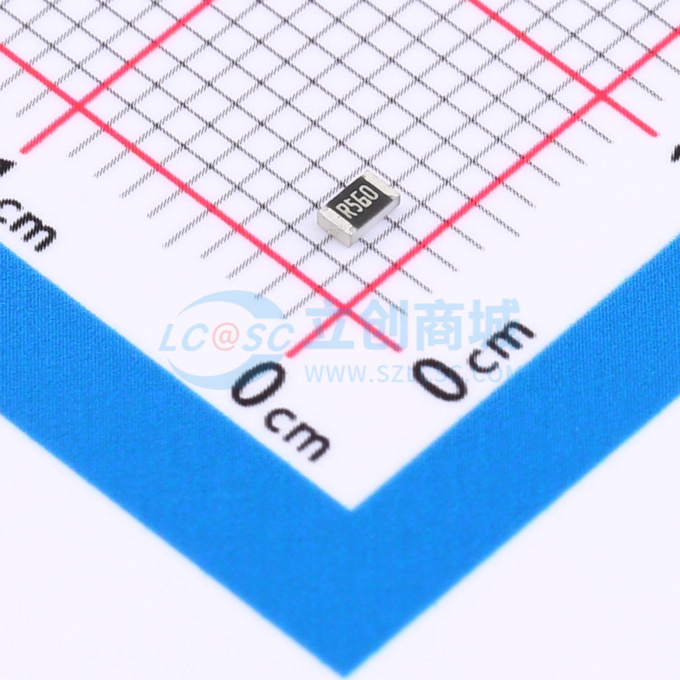 点击查看大图 0805W8F560LT5E实物图