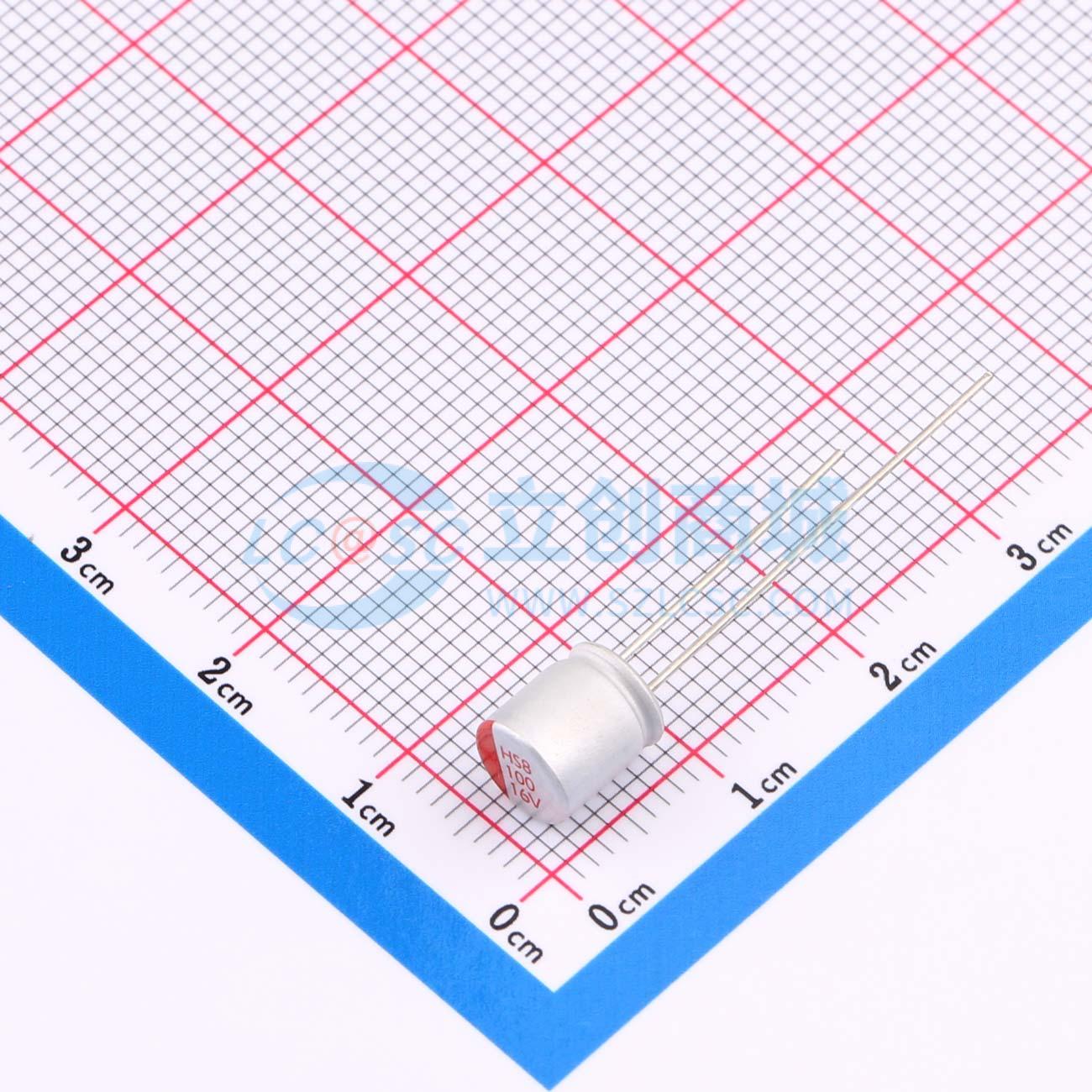 点击查看大图 HS1C107M0607PC实物图