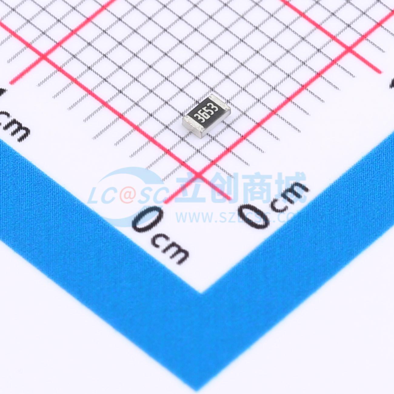 点击查看大图 0805W8F3653T5E实物图