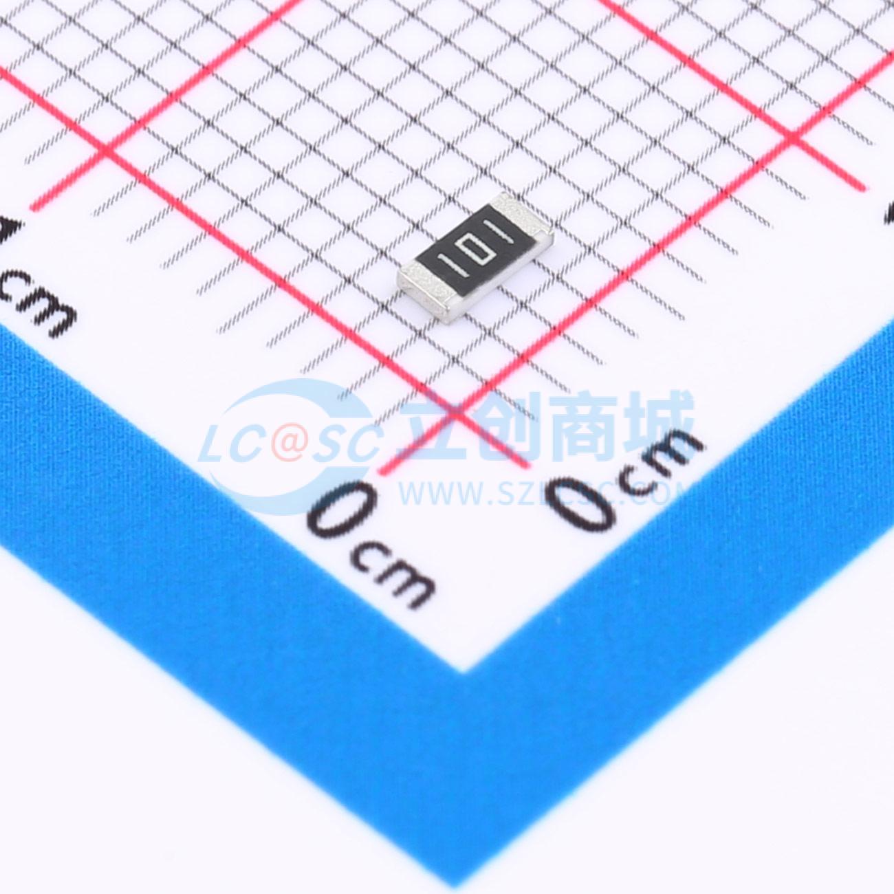 点击查看大图 FRC1206J101 TS实物图