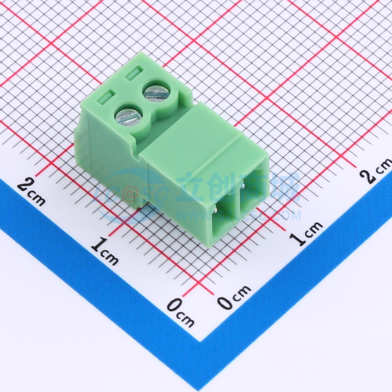 点击查看大图 KF2EDGRK-3.81-2P实物图