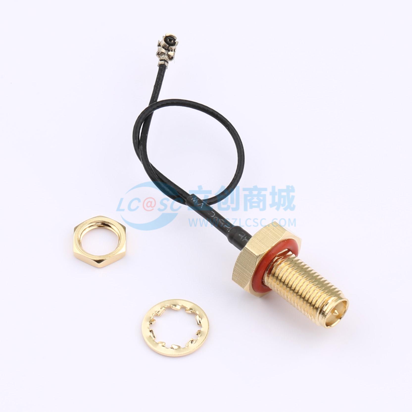 点击查看大图 HJ-IPEX1-1.13-SMA-L=100mm实物图