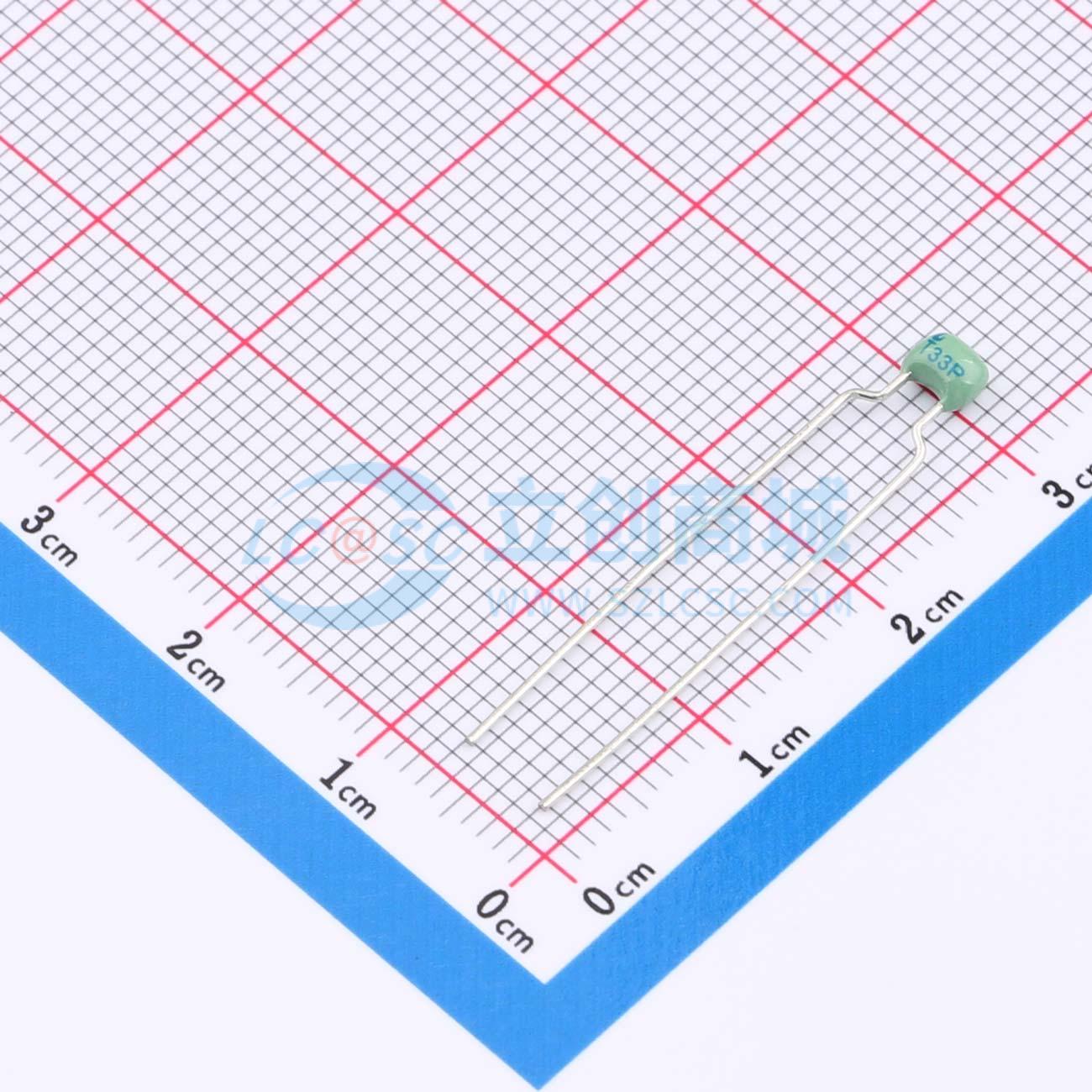 点击查看大图 CC4-0805-CG-50V-33pF-J实物图