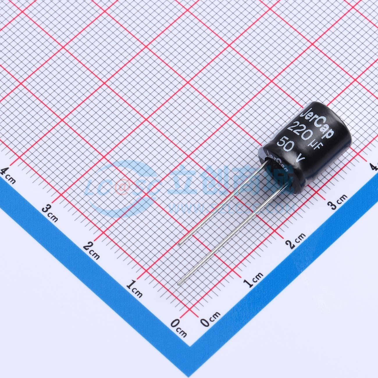 ERG50V220M10X13实物图