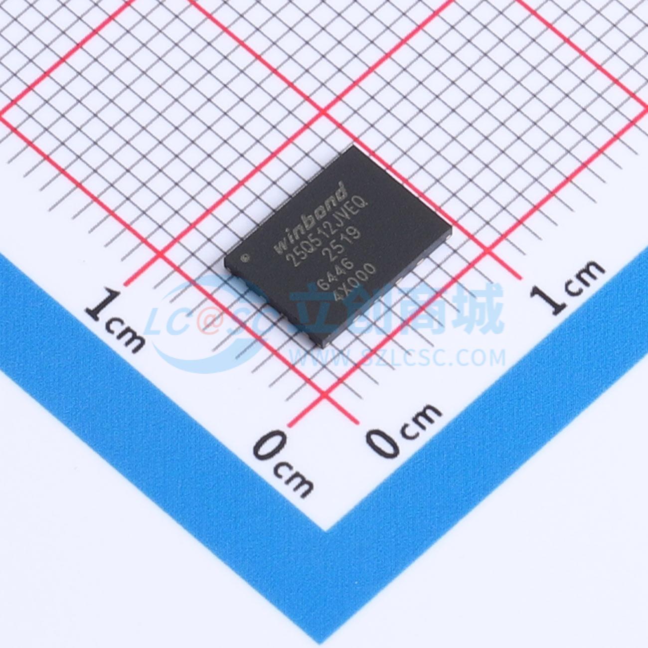 点击查看大图 W25Q512JVEIQ TR实物图