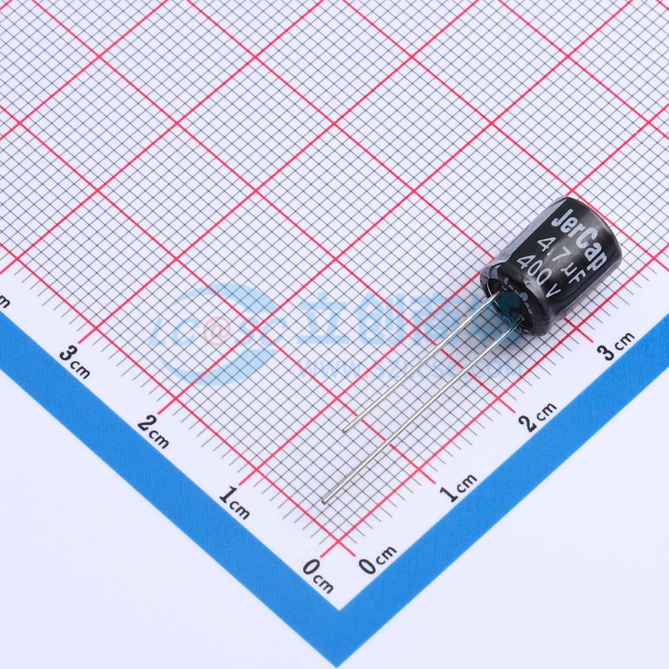 ERG400V4R7M8X10实物图