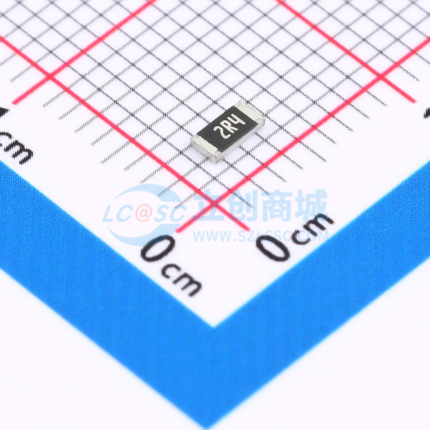 点击查看大图 1206 ±5% 2Ω4实物图