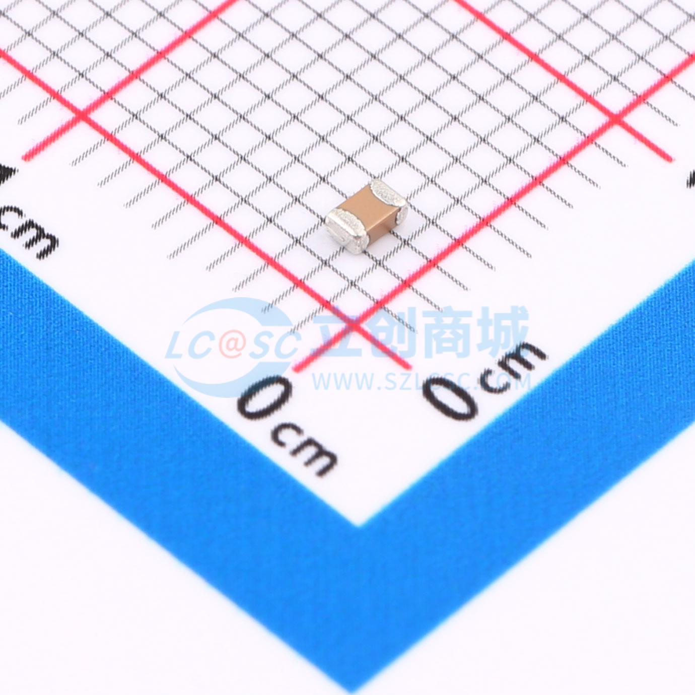 点击查看大图 0805B122K500NT实物图