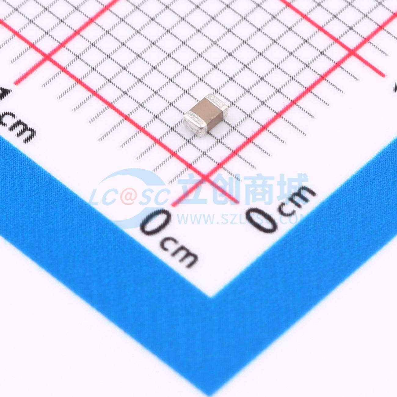 点击查看大图 TCC0805X7R102K251DT实物图