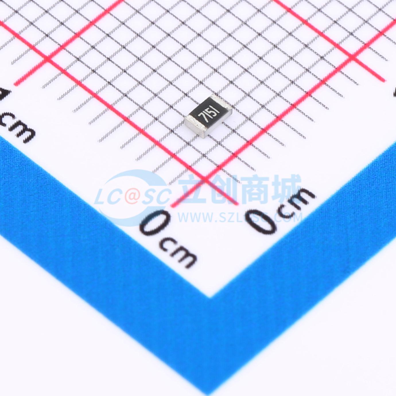 点击查看大图 0805W8F7151T5E实物图