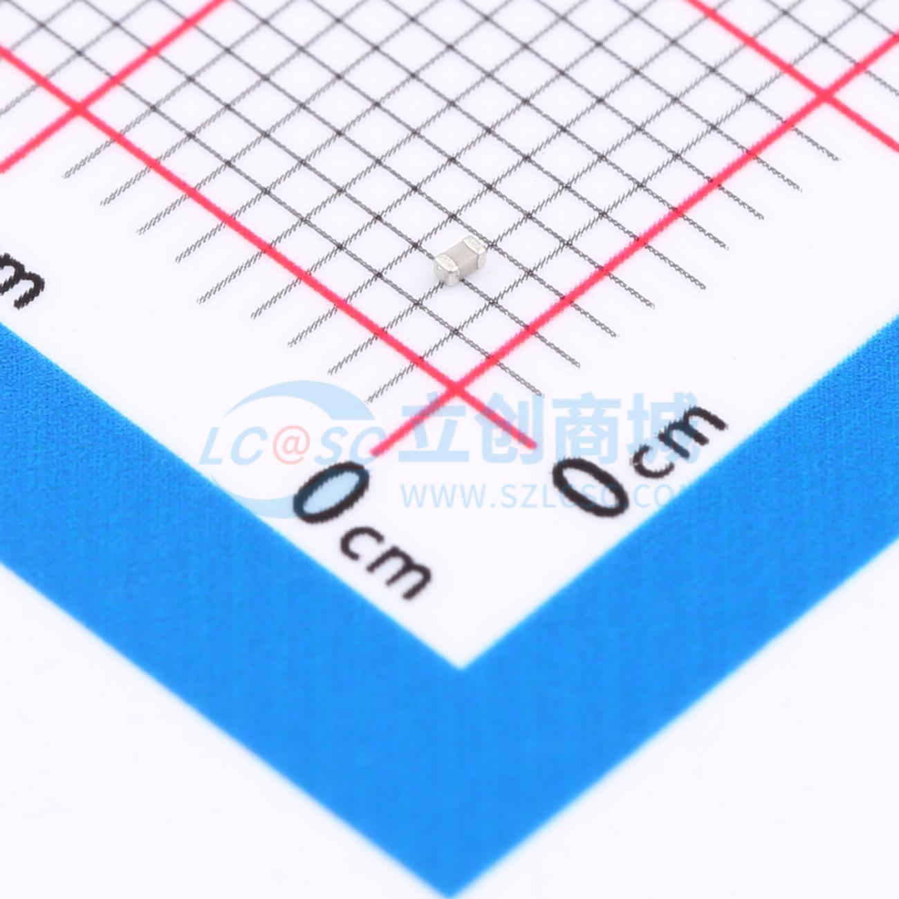 点击查看大图 0402N200J500CT实物图