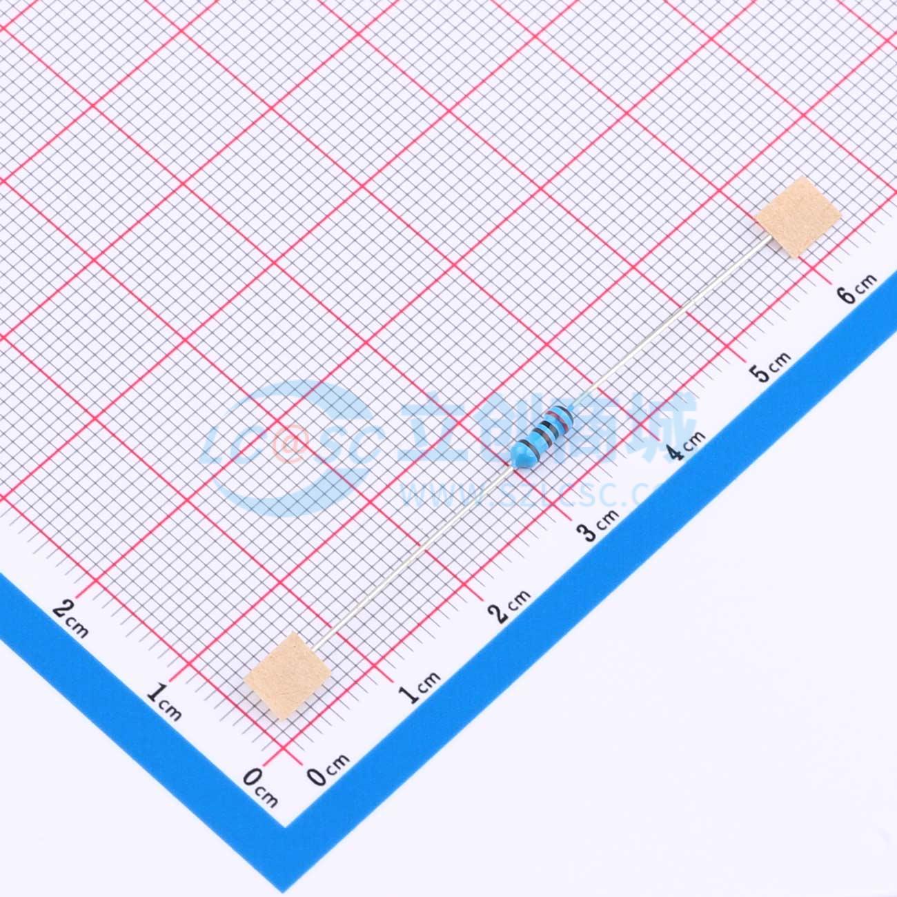 点击查看大图 RN 1/4W 1K2 F T/B A1实物图