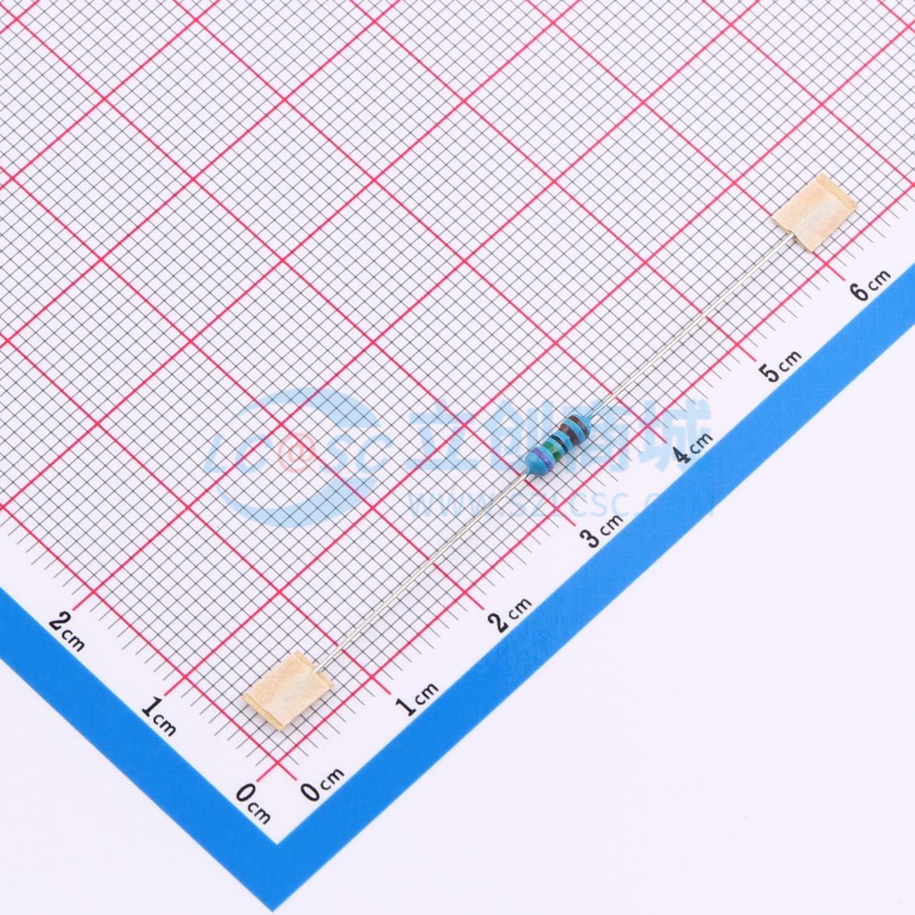MF1/4W-7.5KΩ±1% T实物图