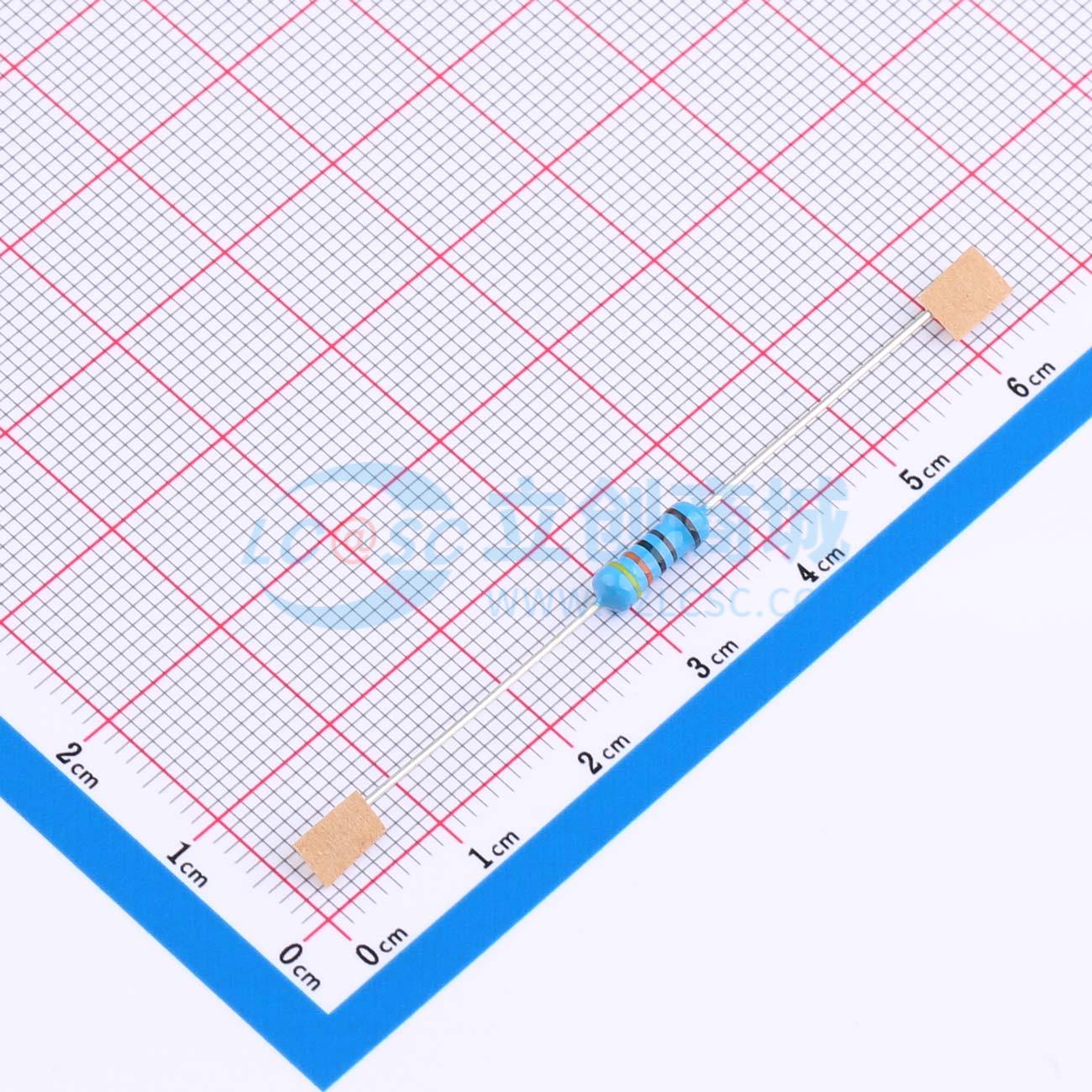 点击查看大图 RN1/2W4.3KΩFT/BA1实物图
