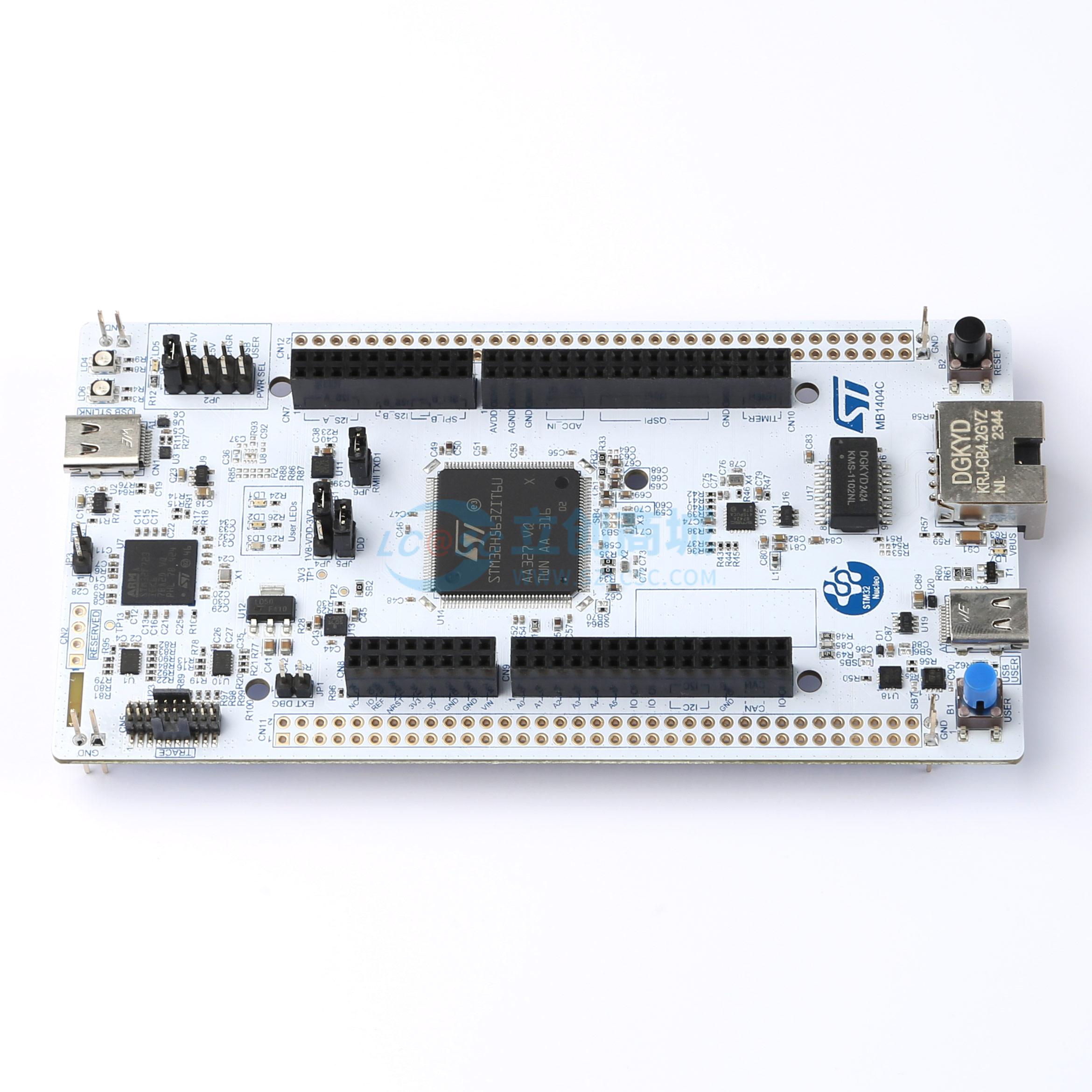 点击查看大图 NUCLEO-H563ZI实物图