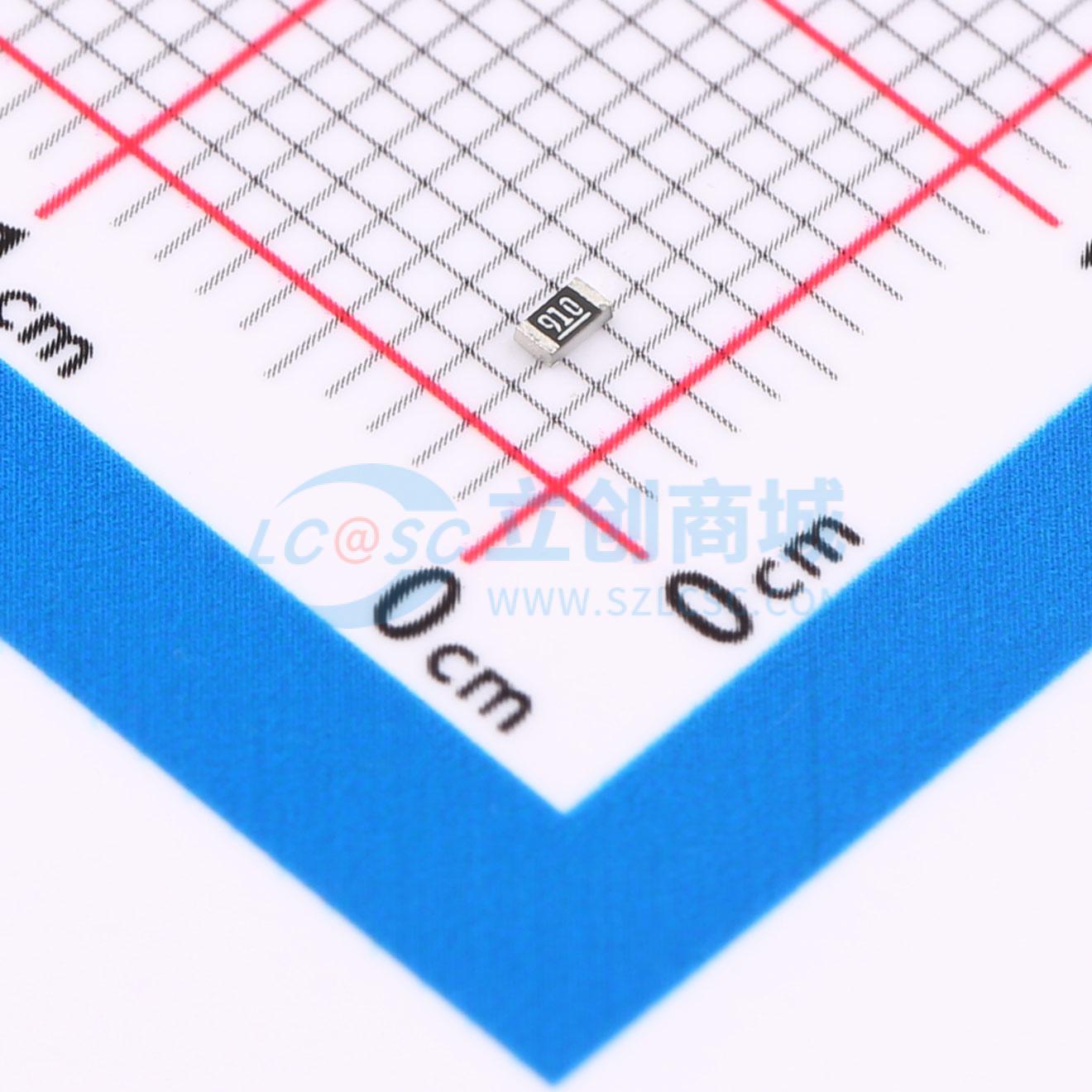 点击查看大图 SCR0603F91R实物图