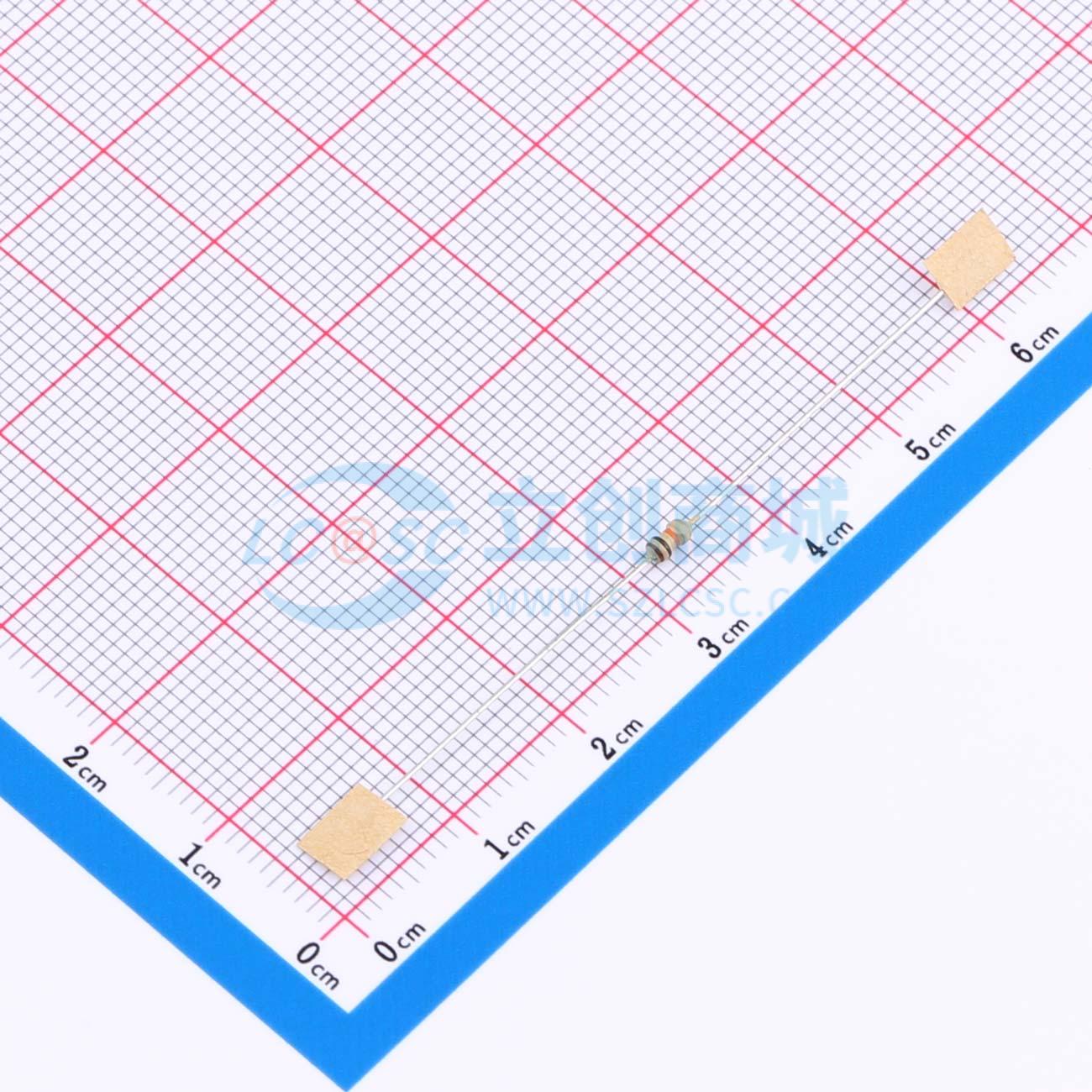 点击查看大图 CF1/6W-10KΩ±5% T实物图