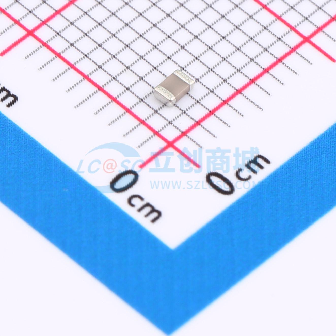 点击查看大图 TCC0805COG100J500BT实物图