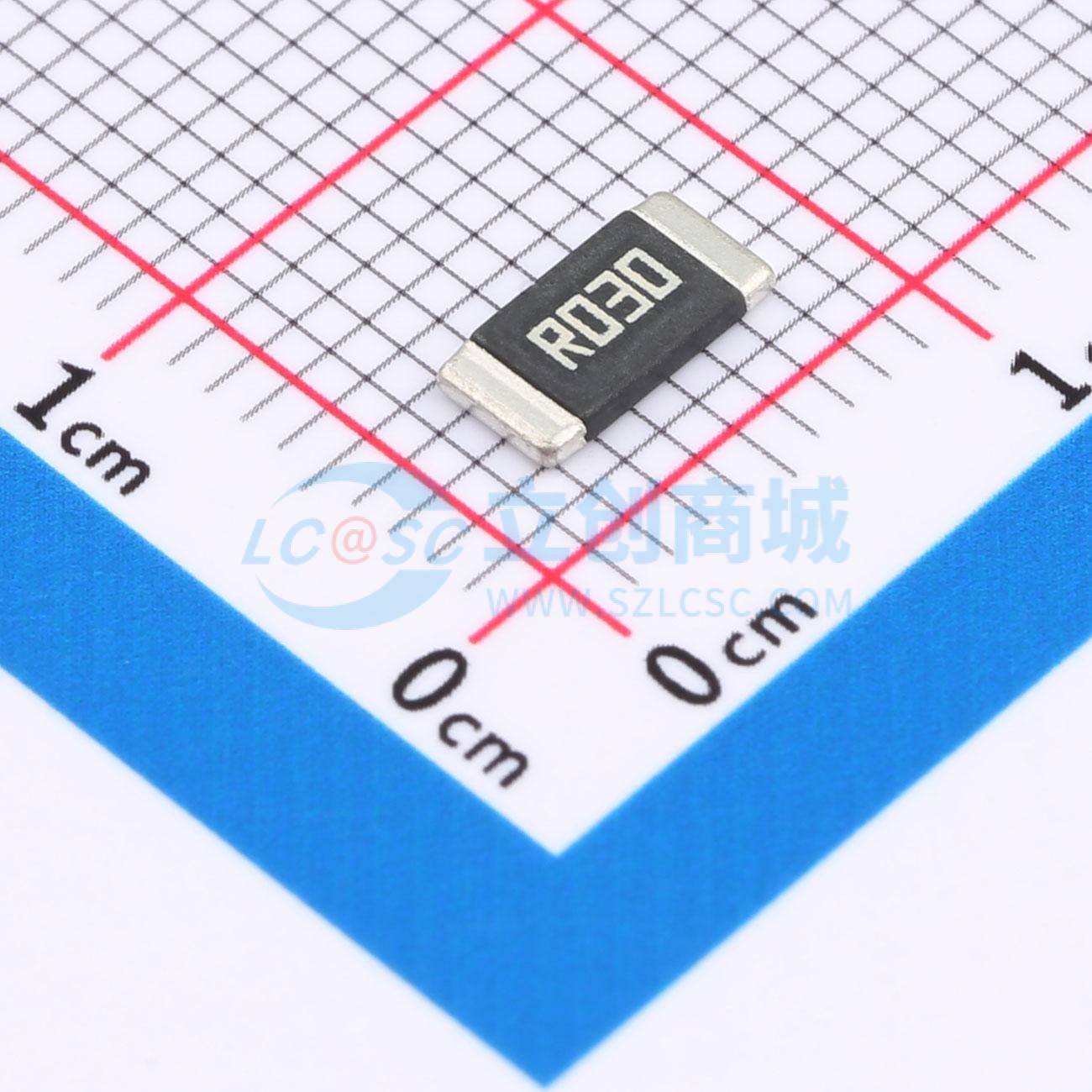 点击查看大图 HoLR2512-30mR-1%实物图