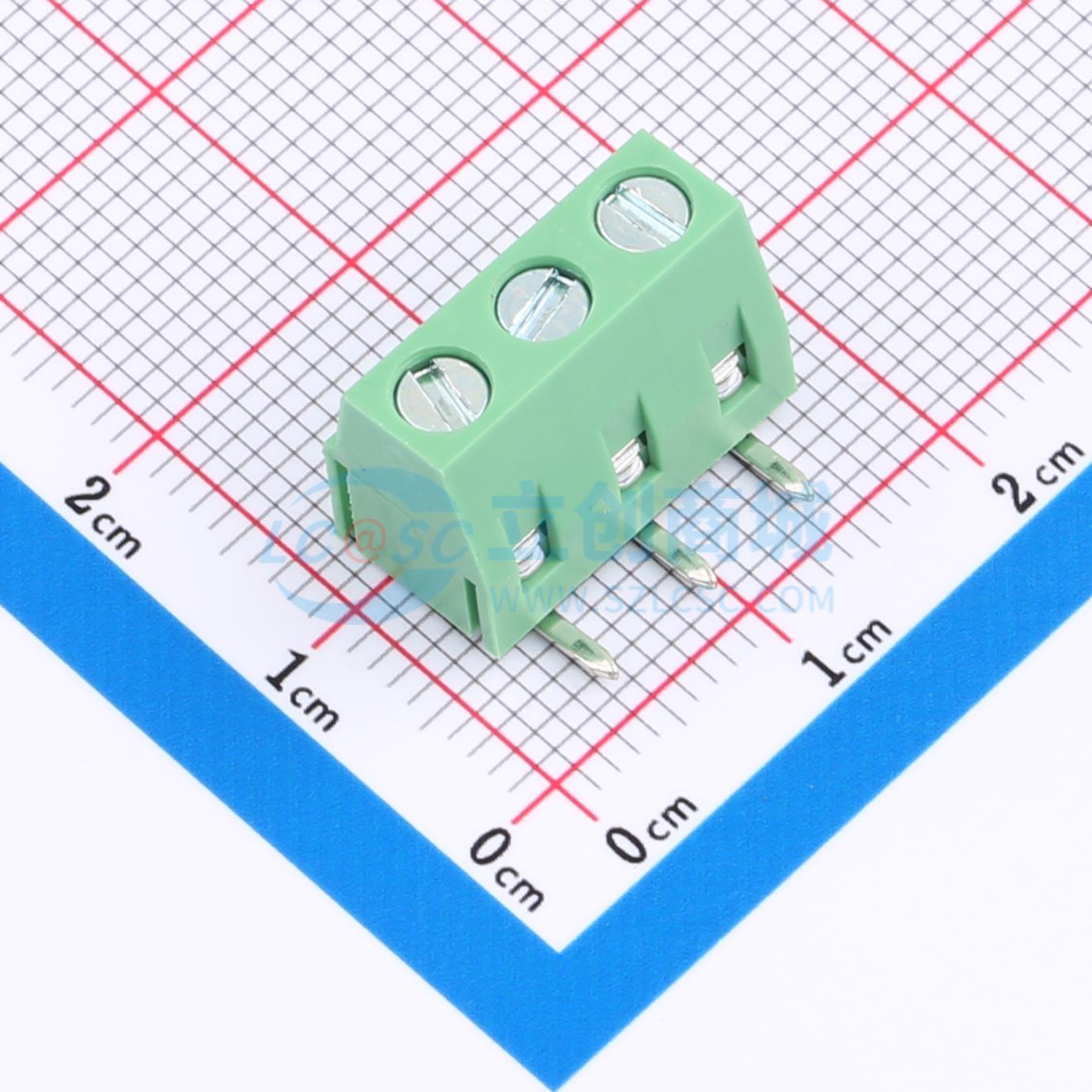 点击查看大图 DG127R-5.08-03P-14-00A(H)实物图