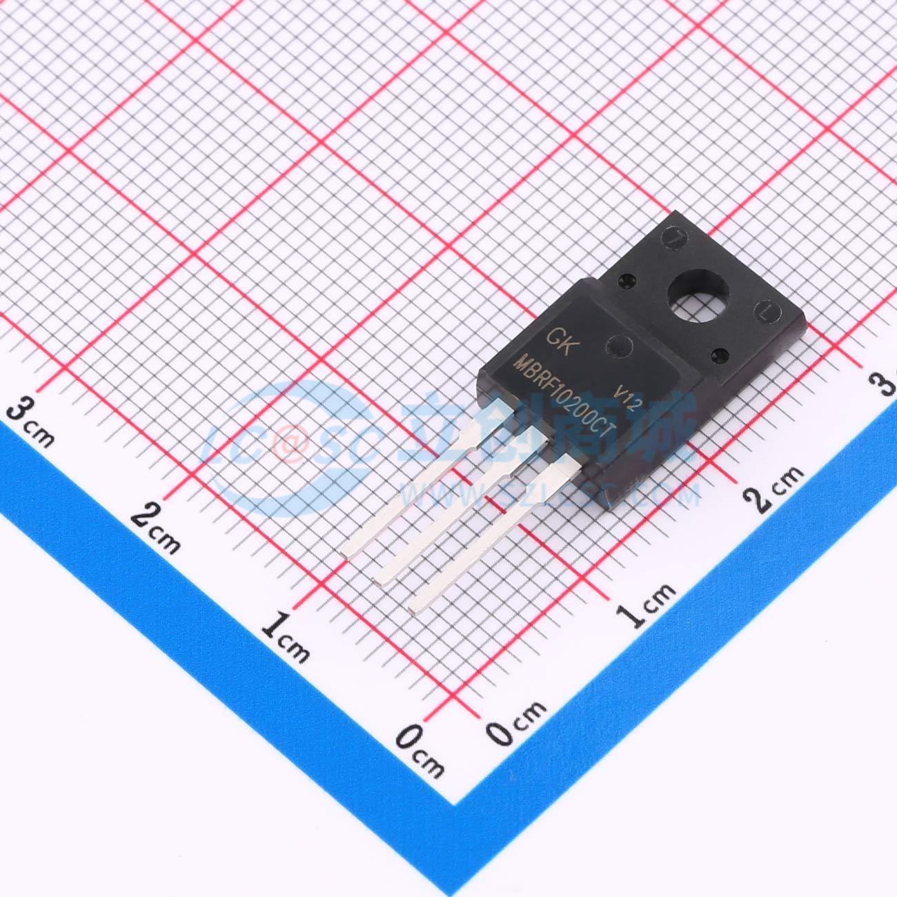 点击查看大图 MBRF10200CT实物图