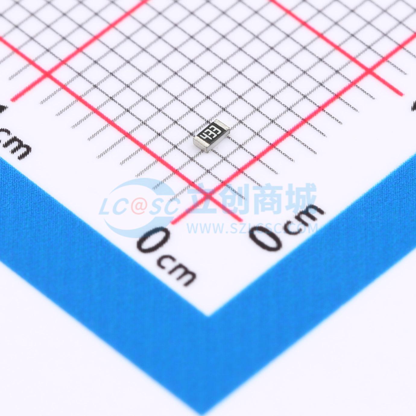 RC0603JR-0743KL实物图