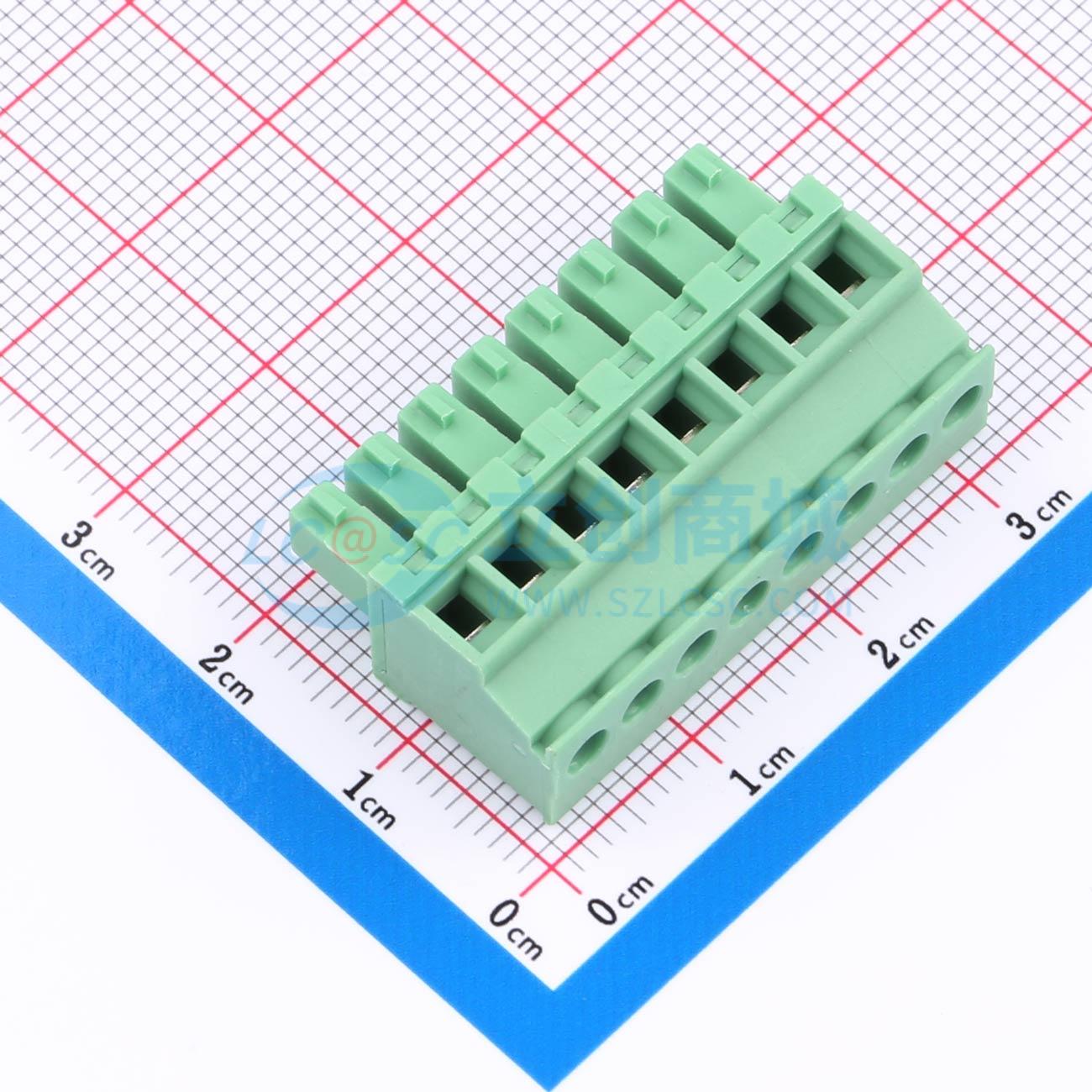 点击查看大图 DB2EKA-3.81-8P-GN-S实物图